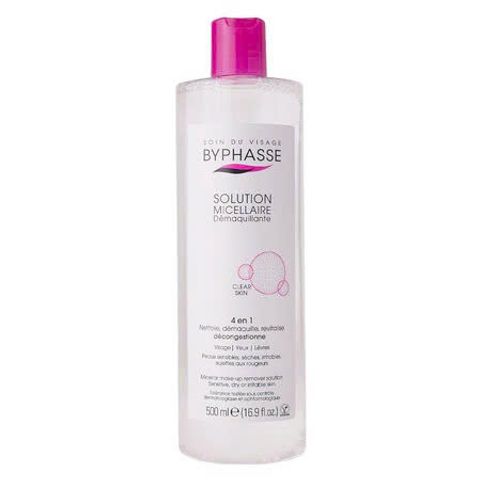 Nước Tẩy Trang Byphasse Micellar Make-up Remover Solution 500ml - Nắp hồng [hàng nhập khẩu]