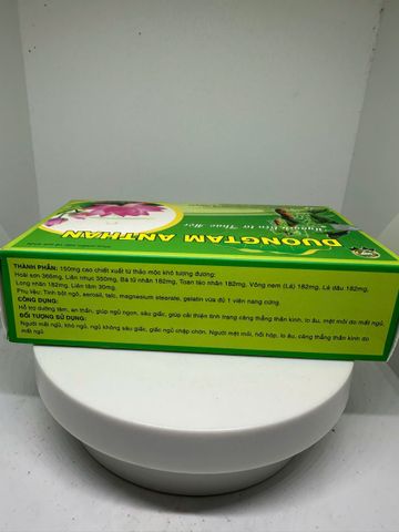Dưỡng Tâm An Thần-Hỗ trợ giảm mất ngủ, suy nhược thần kinh, tăng cường trí nhớ (Hộp 30 viên)