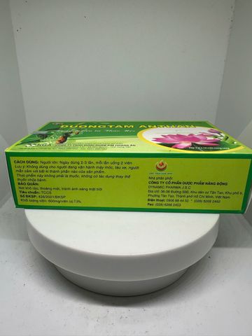 Dưỡng Tâm An Thần-Hỗ trợ giảm mất ngủ, suy nhược thần kinh, tăng cường trí nhớ (Hộp 30 viên)
