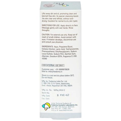 Sữa rửa mặt ngừa mụn Fixderma Non Drying Cleanser 60g