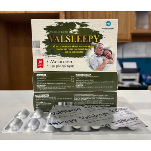 1 HỘP VALSLEEPY - Melatoninn giúp tạo giấc ngủ ngon