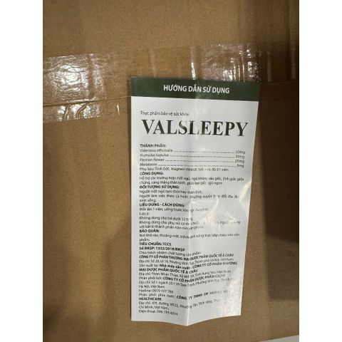 1 HỘP VALSLEEPY - Melatoninn giúp tạo giấc ngủ ngon
