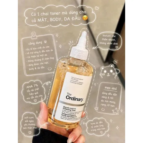 [Chính hãng] Nước Hoa Hồng The Glycolic Acid 7% Toning Solution 240ml
