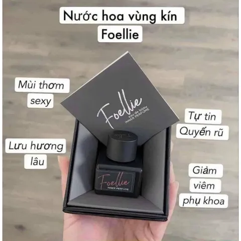 [ Hàng công ty] Nước Hoa Vùng Kín Foellie Eau De Inner Beauty Perfume Bijou - Đen 5ml