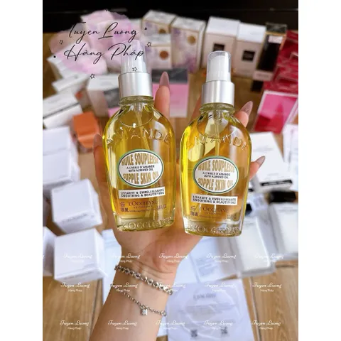 Body oil hạnh nhân lọ 100ml hạnh nhân chăm sóc da mềm mịn, chống rạn căng bóng