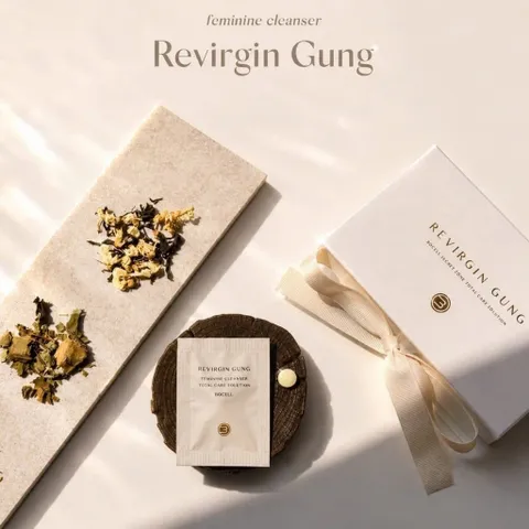 Thảo mọc Revirgin gừng Hàn Quốc kem dưỡng ẩm vùng kín sạch sẽ sáng da