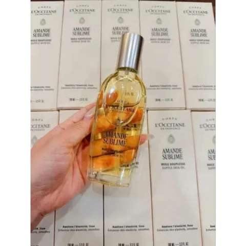 Body oil hạnh nhân dưỡng da căng bóng mịn màng chuẩn spa