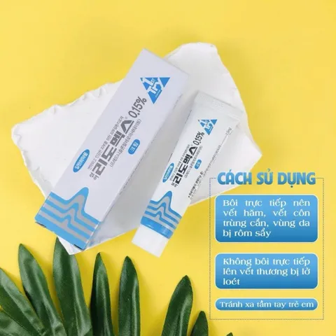 Kem bôi ngoài da Lidomex Hàn Quốc tuýp 15g