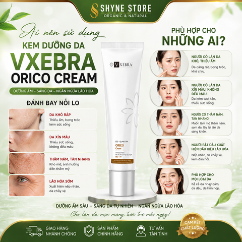 Kem Dưỡng Da Orico Cream Dưỡng Ẩm Sâu Làm Sáng Da Mờ Thâm Nám Cho Da Mềm Mịn