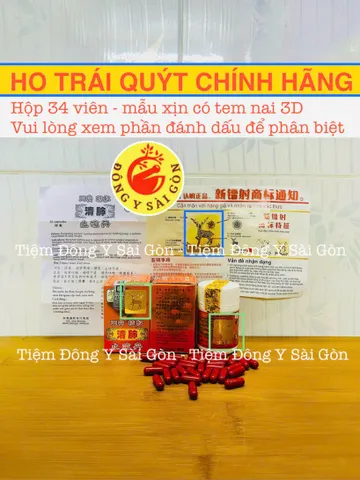 Viên uống ho trái Quýt 3D từ Malaysia - Thực phẩm chức năng hỗ trợ ho gió, ho khan, đau họng - Hộp 34 viên