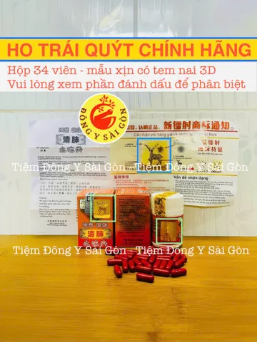 Viên uống ho trái Quýt 3D từ Malaysia - Thực phẩm chức năng hỗ trợ ho gió, ho khan, đau họng - Hộp 34 viên