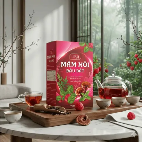 combo 3 hộp Trà Mâm Xôi Bầu Đất Điều Hòa Kinh Nguyệt, Giảm Đau Bụng Kinh, Ổn Định Nội Tiết Tố Nữ, Đẹp Da, Bổ Huyết 801629