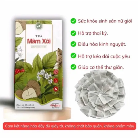 trà mâm xôi tự nhiên 100%