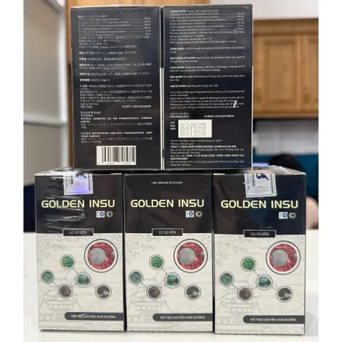 GOLDEN INSU DIACAREBEST – Viên Uống Hỗ Trợ Ổn Định Đường Huyết, Chăm Sóc Sức Khỏe Người Tiểu Đường