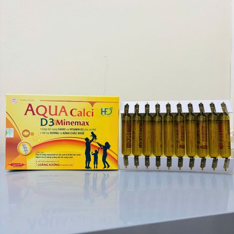 Canxi ống thủy tinh cao cấp AQUA CALCI hàm lượng cao tảo biển