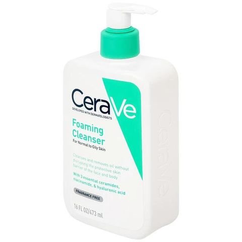 Sữa rửa mặt dành cho da dầu Cerave Foaming Cleanser 473ml
