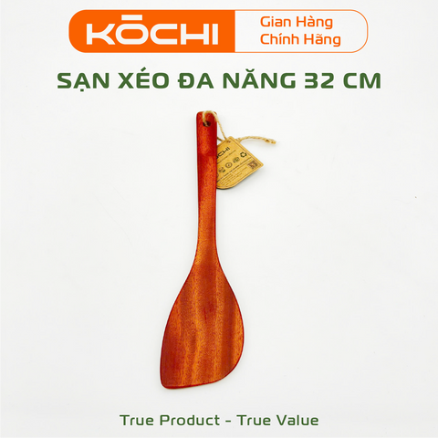 Bộ Sạn Gỗ KOCHI Chính Hãng - An Toàn, Không Độc Hại, Không Trầy Chảo, Sấy Khô Chống Mốc, Dụng Cụ Nhà Bếp Cao Cấp