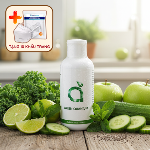 Green Quantum nước uống cô đặc diệp lục 150ml hỗ trợ thanh lọc cơ thể tăng đề kháng giảm mệt mỏi