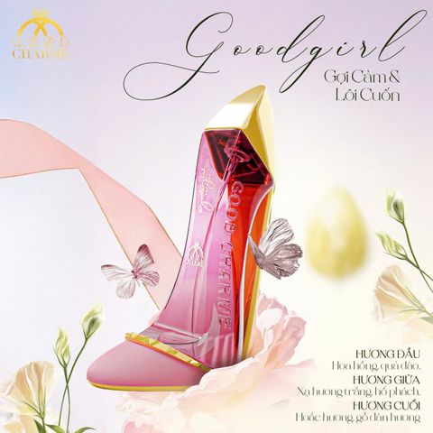 Nước hoa nữ Charme Good Girl Pink 50ML gợi cảm quyến rũ