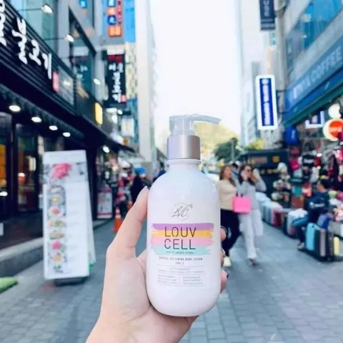Kem dưỡng ẩm trắng da body Louv Cell Crystal Whitening Body Lotion 250ml