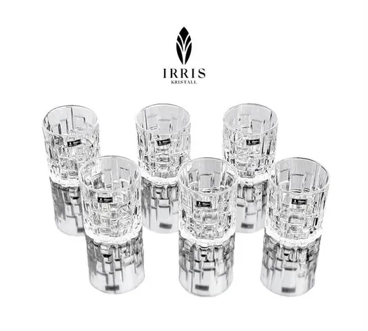 Set 6 cốc thấp trắng Irris (Model 04TW) - Dung tích 310ml