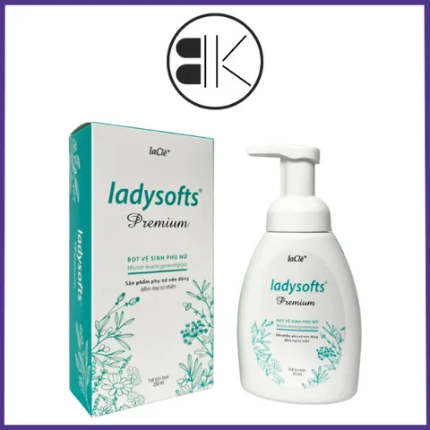 [CHÍNH HÃNG] Bọt Vệ Sinh Phụ Nữ Ladysofts Premium (Chai 250ml)