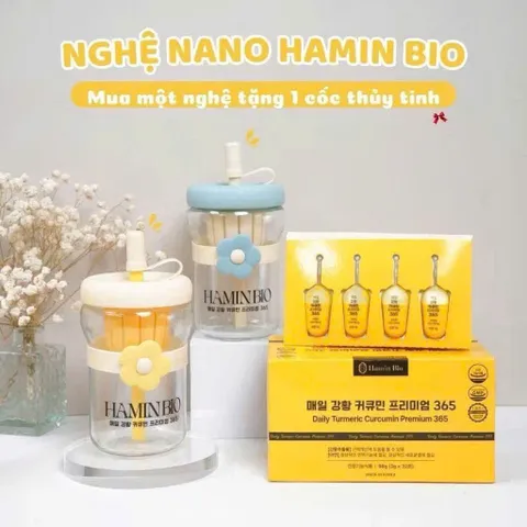 Tinh Nghệ Hamin Bio Daily Turmeric Curcumin Premium 365 Hàn Quốc 32 Tép Giúp Đẹp Da [hàng nhập khẩu] 801758