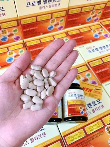 Viên Uống Tăng Cân Probell Selen Yeast Hàn Quốc - Vitamin Tổng Hợp 480 Viên Hỗ Trợ Cân Bằng Dinh Dưỡng và Năng Lượng 801760