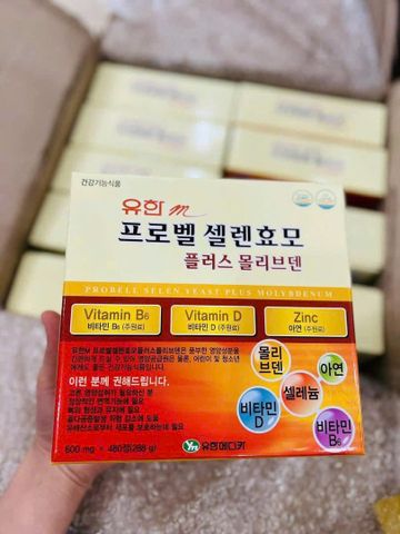 Viên Uống Tăng Cân Probell Selen Yeast Hàn Quốc - Vitamin Tổng Hợp 480 Viên Hỗ Trợ Cân Bằng Dinh Dưỡng và Năng Lượng 801760