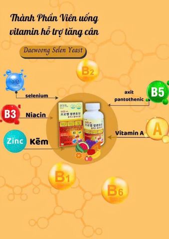 Viên Uống Tăng Cân Probell Selen Yeast Hàn Quốc - Vitamin Tổng Hợp 480 Viên Hỗ Trợ Cân Bằng Dinh Dưỡng và Năng Lượng 801760