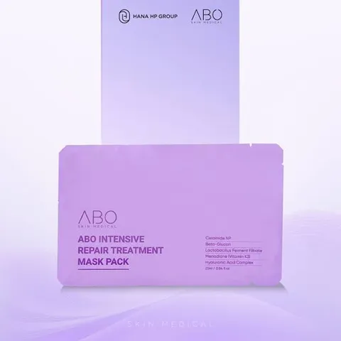 Combo 10 Mặt Nạ ABO Active B5 Hyaluron 25ml - Cấp Ẩm, Phục Hồi Và Làm Dịu Da, Chất Liệu Thiên Nhiên An Toan Cho Da