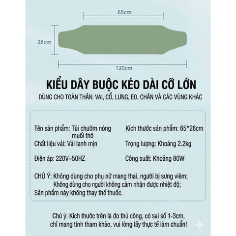 Đai chườm cao cấp không chảy nước - giảm đau mỏi - giữ ấm vùng bụng eo -  (chính hãng Đồng Nhân Đường Tongrentang)