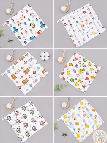 Khăn xô sữa 6 lớp mềm mịn, không xù lông, thấm hút tốt cho bé