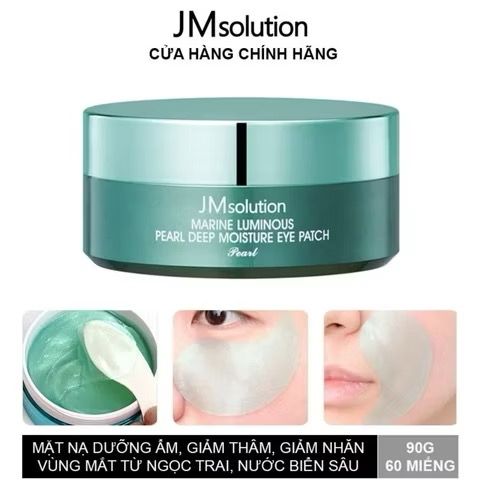 Mặt Nạ Đắp Mắt JMsolution Marine Luminous Pearl 90g - Mặt Nạ Giảm Thâm Mắt, Dưỡng Sáng