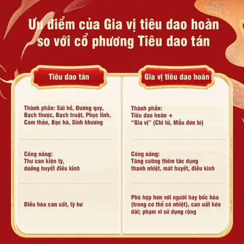 Gia Vị Tiêu Dao Hoàn, hộp 10 gói, hỗ trợ người can tỳ bất hòa, ăn uống kém, hay cáu gắt, kinh nguyệt không đều