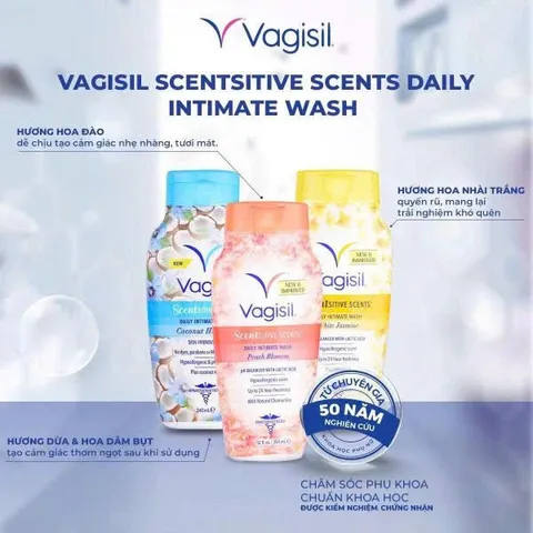 [Che Tên] DDVSPN VAGISIL,nước rửa phụ khoa, khử mùi,chăm sóc vùng kín ngăn ngừa hiệu quả 240ML&354ML
