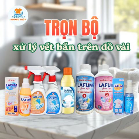 Tẩy Mực Bút Bi Trên Quần Áo LAFUM 50ml - Làm Sạch Vết Mực Bút Bi, Không Làm Phai Màu Vải
