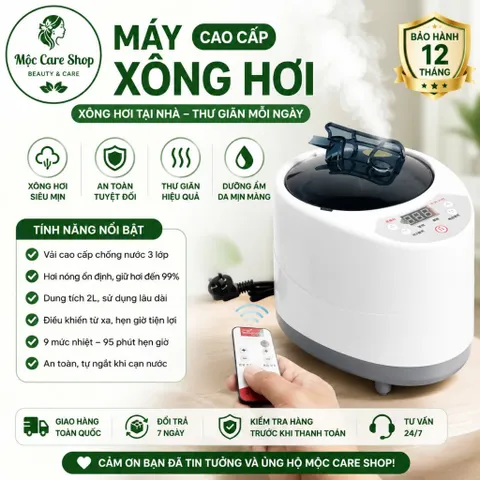 Nồi Xông Hơi, Máy Xông Hơi Hero, Nồi Xông Hơi Điện Cao Cấp Cho Gia Đình, Spa Dung Tích 2L,