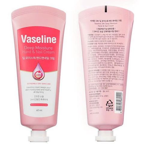 Kem Dưỡng Da Tay Và Móng Vaseline Deep Moisture Hand & Nail Cream 60ML [hàng nhập khẩu]