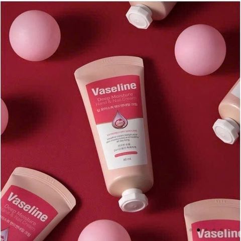 Kem Dưỡng Da Tay Và Móng Vaseline Deep Moisture Hand & Nail Cream 60ML [hàng nhập khẩu]