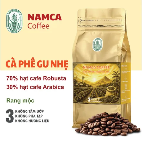 (1 Kg) CÀ PHÊ GU NHẸ - Rang Mộc Nguyên Chất 100%. (Đã bao gồm 8% VAT)