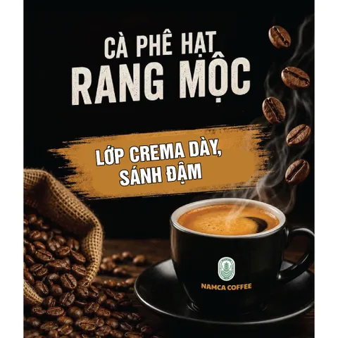 (1 Kg) CÀ PHÊ GU VỪA - Rang Mộc Nguyên Chất 100%. (Đã bao gồm 8% VAT)