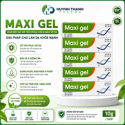 KEM BÔI DA MAXI GEL - TUÝP 15 GRAM