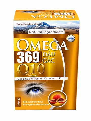 Thực Phẩm Chức Năng Omega 369 Q10 Dầu Gấc - Lọ 60 Viên