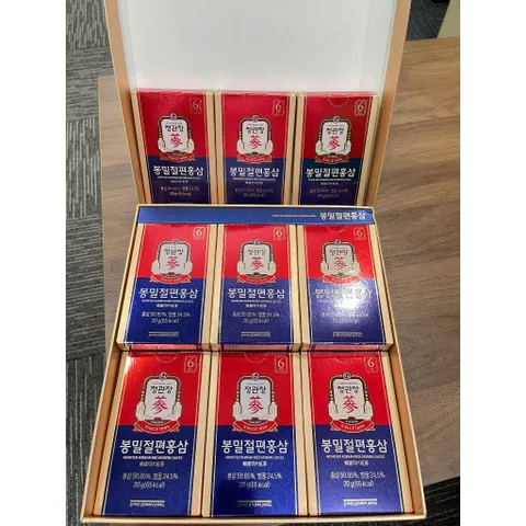 Hồng Sâm thái lát tẩm mật ong KGC 12 gói x 20g