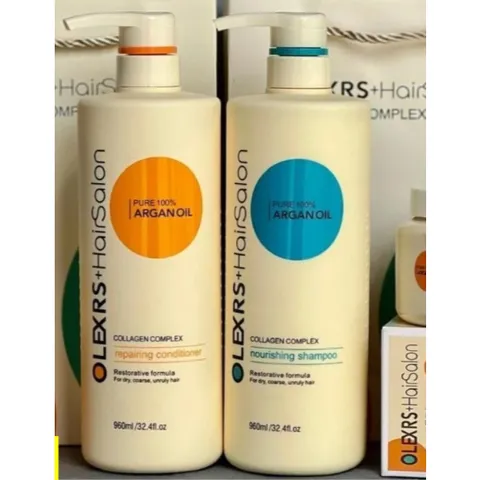 Bộ Gội Xả Ngăn Ngừa Rụng Tóc Olexrs 960ml (2 chai)