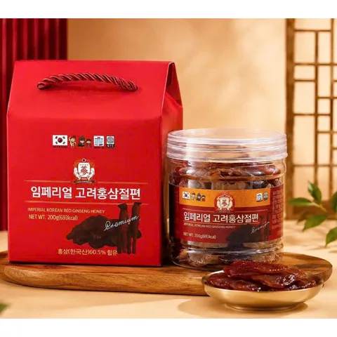 Hồng sâm lát tẩm mật ong Hàn Quốc 200 gram