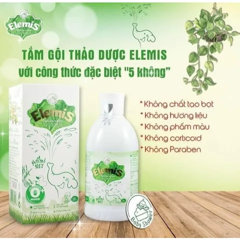 Nước tắm gội thảo dược Elemis 500ml