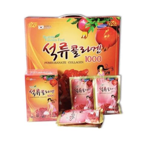 Nước ép lựu Kanghwa Pomegranate Collagen 1000 hộp 30 gói