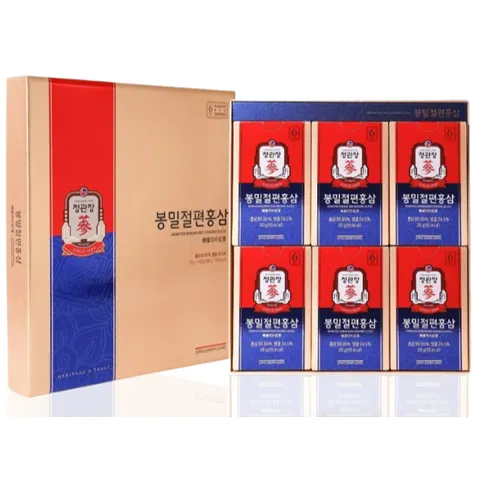 Hồng Sâm thái lát tẩm mật ong KGC 12 gói x 20g